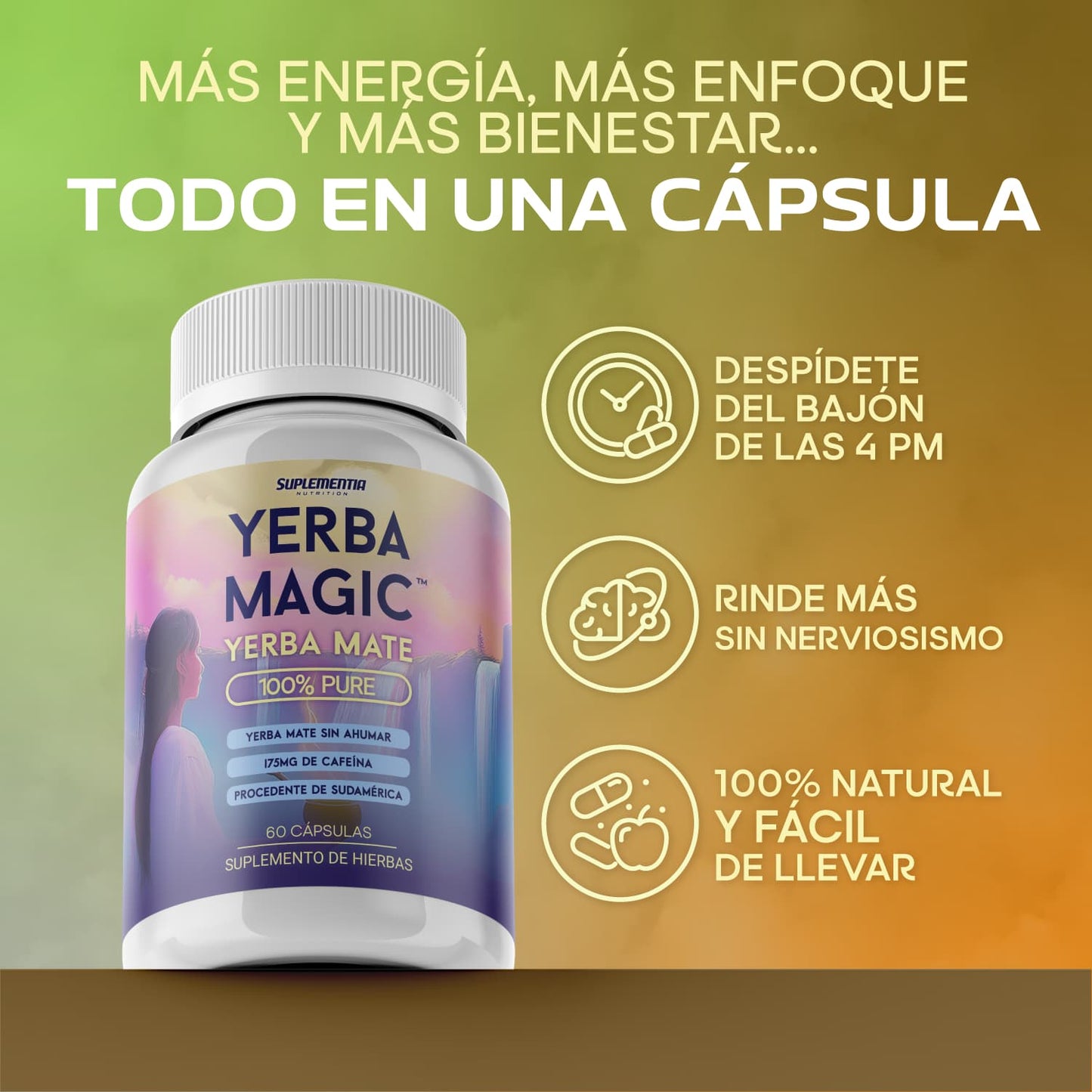 YerbaMagic Cápsulas - Suplementia®