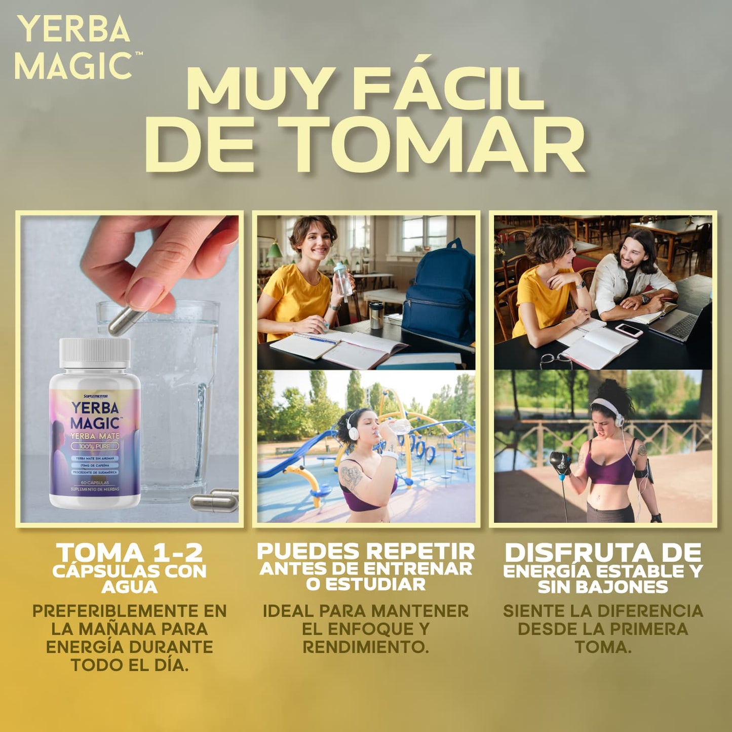 YerbaMagic Cápsulas - Suplementia®